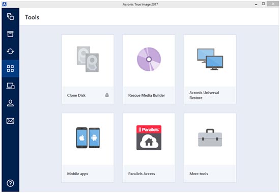 acronis backup free space