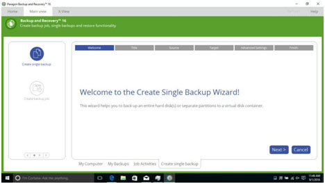 Paragon Backup and Recovery 16