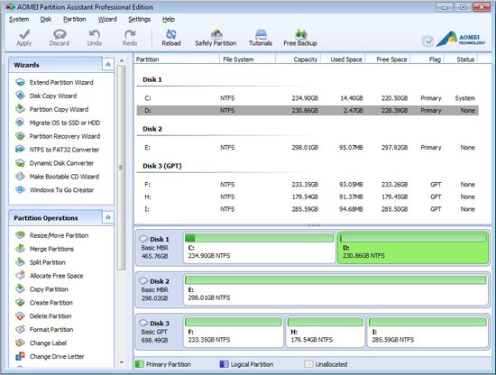 aomei partition assistant pro 8.2