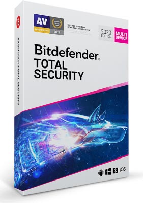 Bitdefender Total Security 2021 Multi-Device box