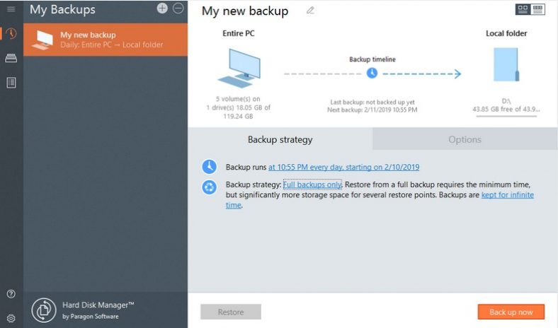 paragon backup vs acronis true image