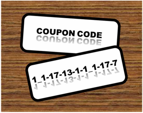 Use different coupon codes