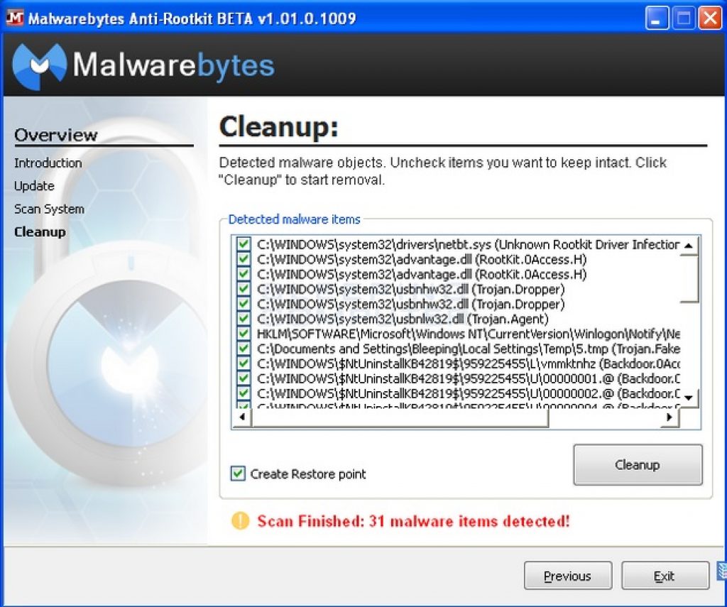 malwarebytes antirootkit