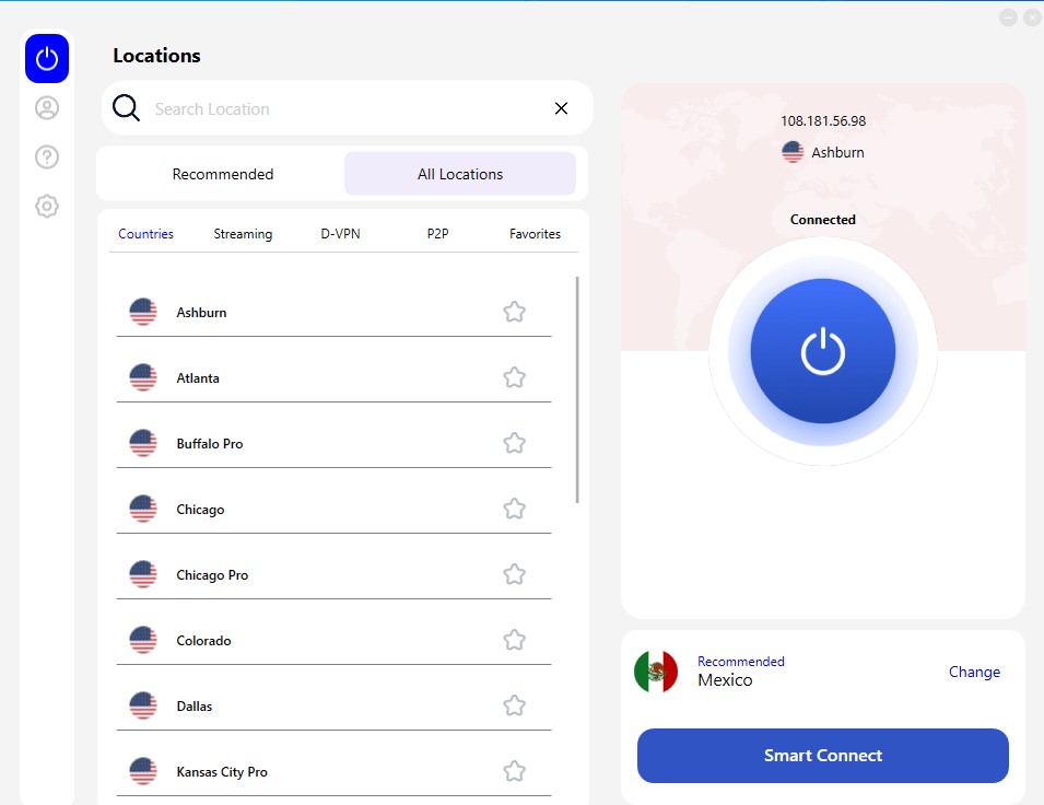 fastestvpn connect to server