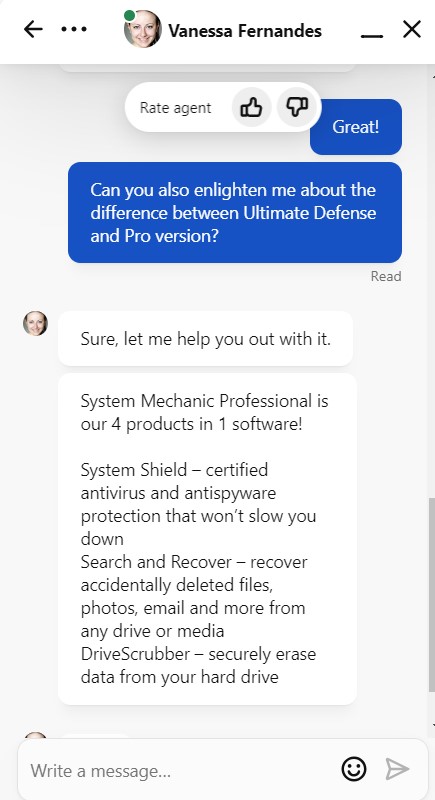 iolo system mechanic customer support request 3