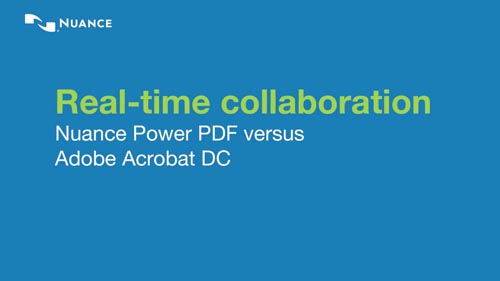 Nuance Power PDF vs Adobe Acrobat Pro DC