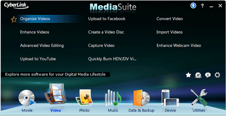 CyberLink MediaSuite Overview