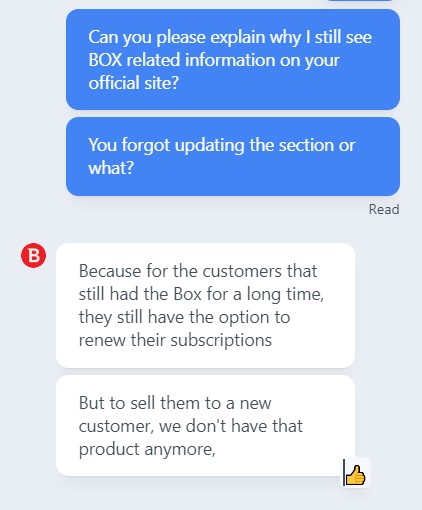 bitdefender box chat 2