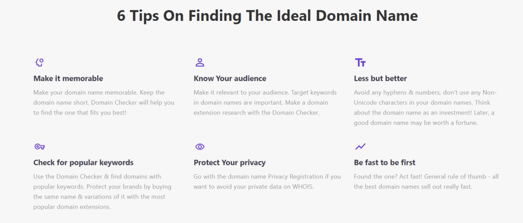 Hostinger tips to find ideal domain name