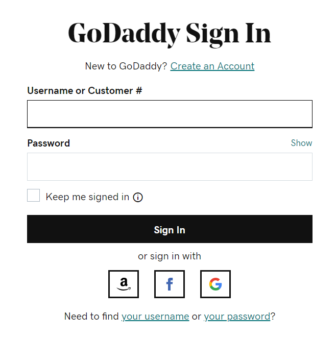 GoDaddy tutorial step 7