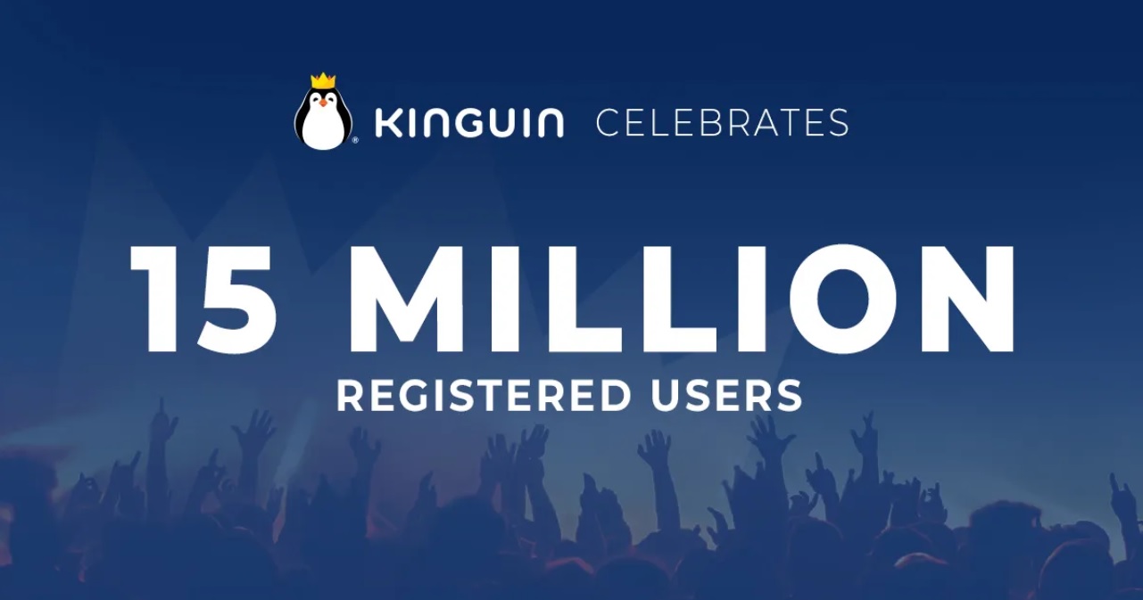 Kinguin celebrates 15 million registered users