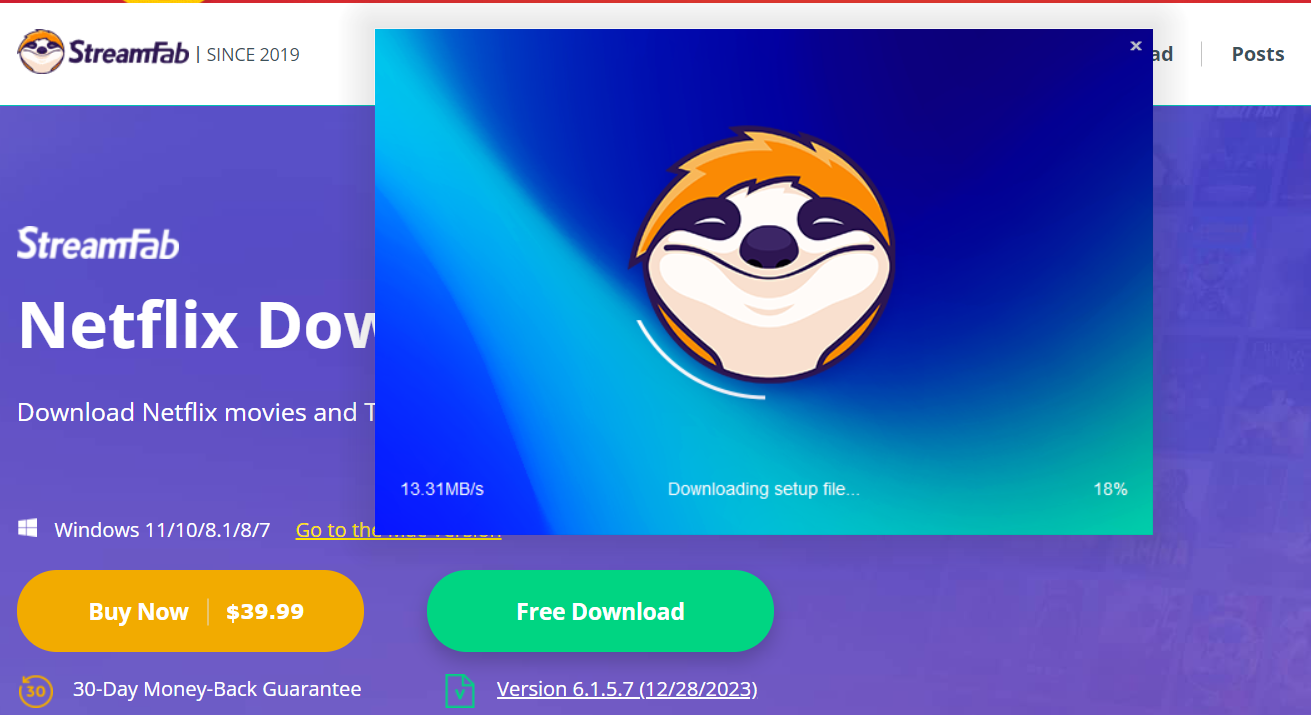 StreamFab Netflix Downloader installation