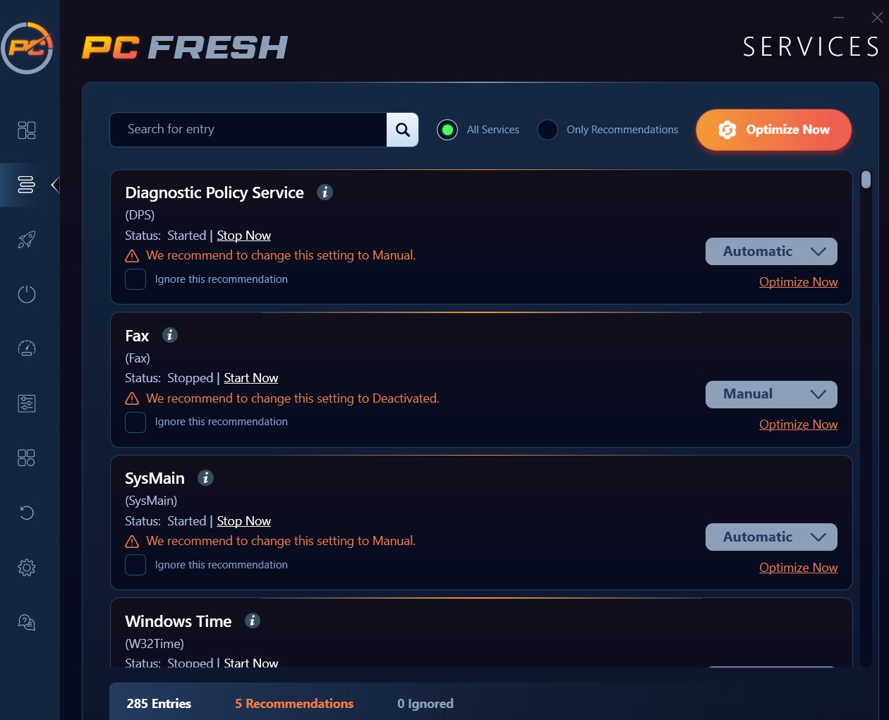 pc fresh services