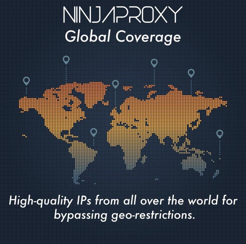 NinjaProxy global coverage