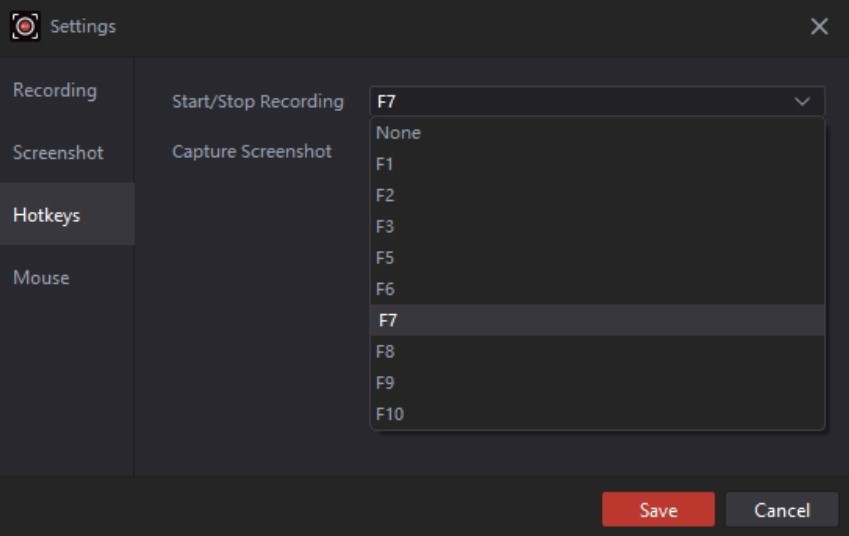 recordit hotkeys overview