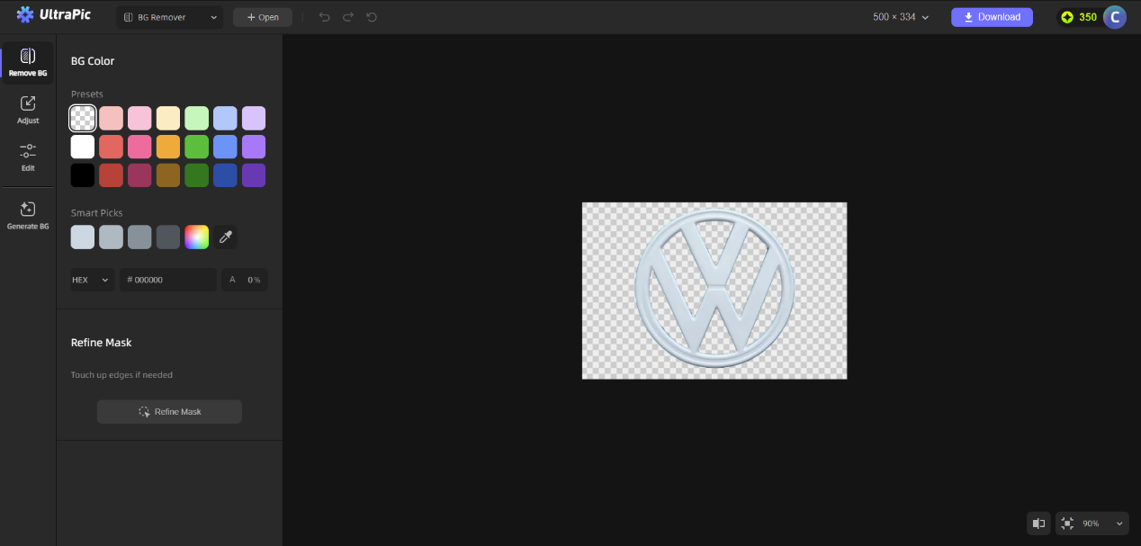 automatic background logo remover