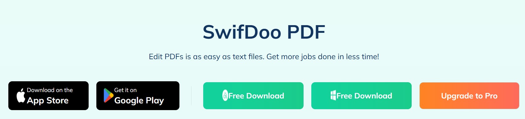 SwifDoo PDF download options